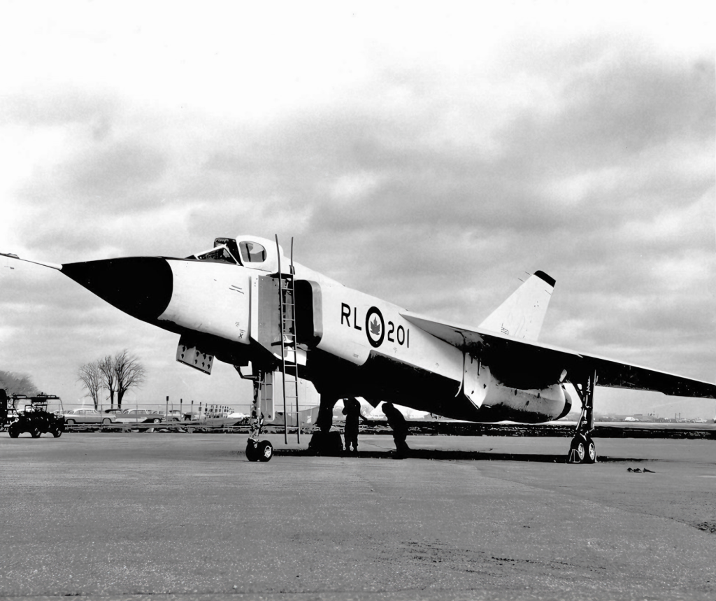 A rare photo of Avro Arrow RL-201 Canada’s groundbreaking supersonic interceptor.