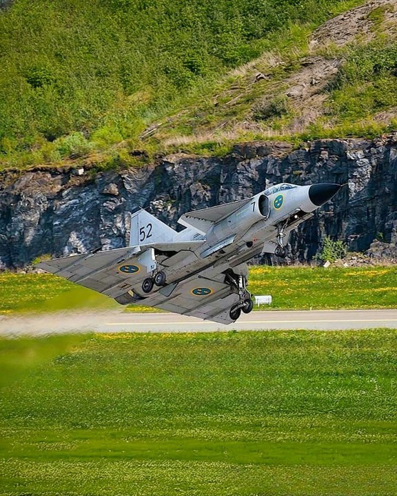 Legendary Saab Viggen of Sweden